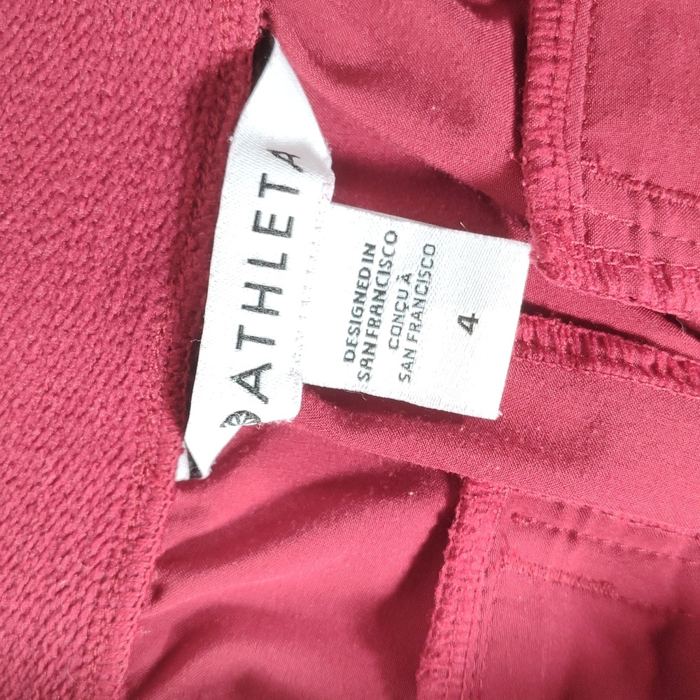 Athleta Brooklyn Heights High Rise Pants in Red Coffeeberry 4 - Picture 7 of 12